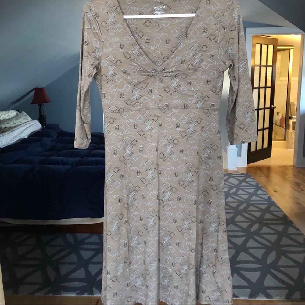 Toad&Co 3/4 Sleeve Pattern Dress